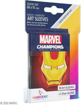 Marvel Champions Art Sleeves - Iron Man 66x91mm (50pcs)