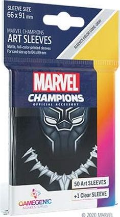 Marvel Champions Art Sleeves - Black Panther 66x91mm (50pcs)