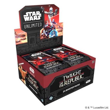 Star Wars Unlimited: Twilight of the Republic Booster Display (24 Boosters)